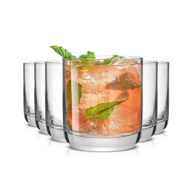 JoyJolt Faye Short Drinking Tumbler Glasses - Set of 6
