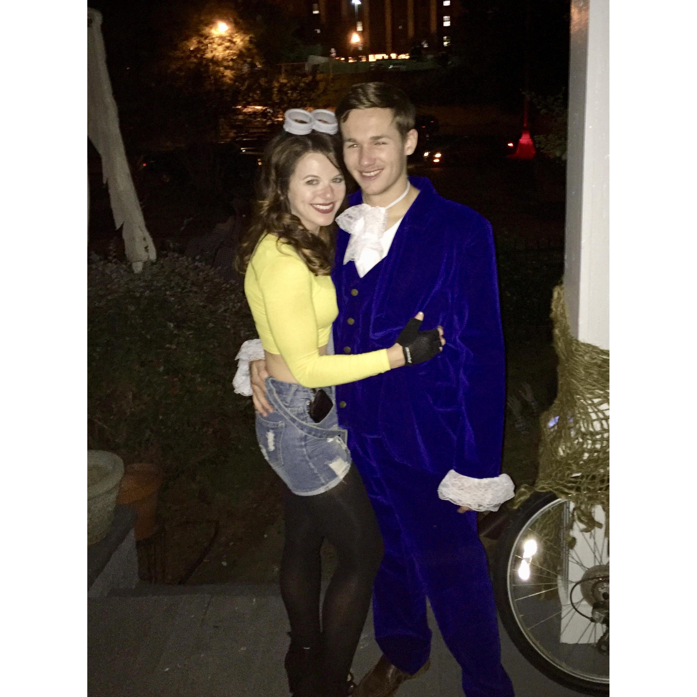 Our first Halloween together.