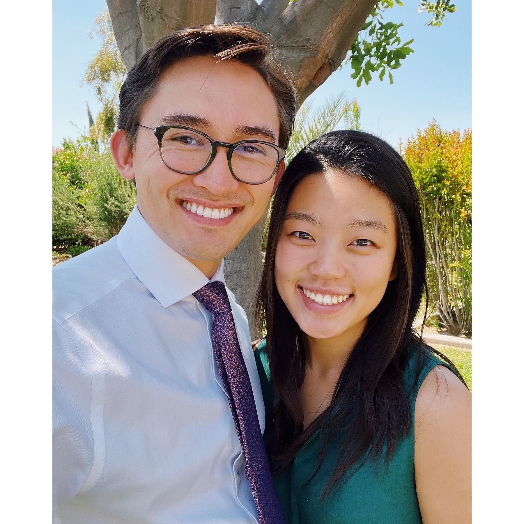 At Megan and Michael's wedding!