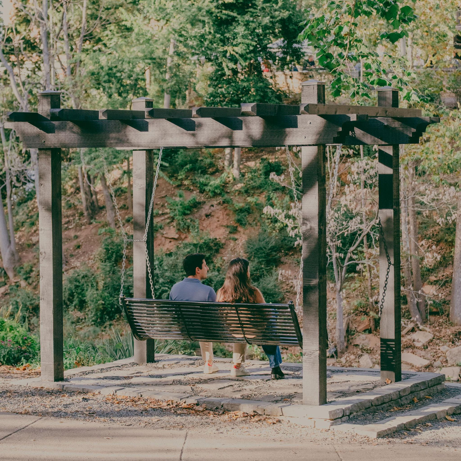Falls Park in Greenville, SC.