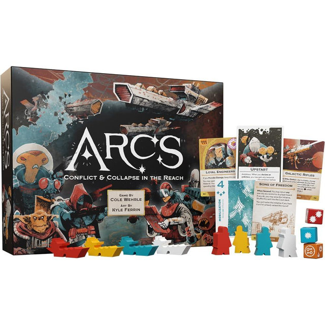 Leder Games Arcs: Conflict & Collapse in The Reach - 2 to 4 Players, Ages 14+