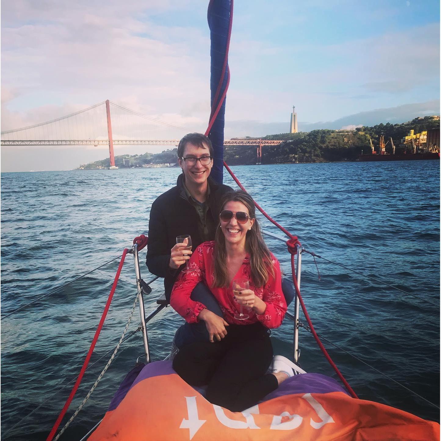 Lisbon, Portugal sight-seeing boat tour + local wine included!