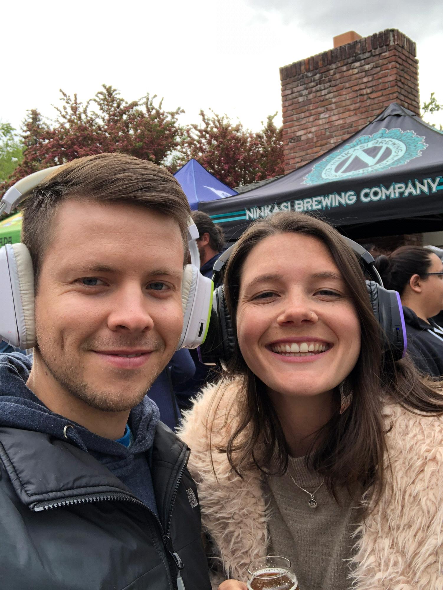 Strange Brew Fest, think miso beer, matcha beer, meatball beer??? The beer was weird but the silent disco was mega groovy! Reno, 2019