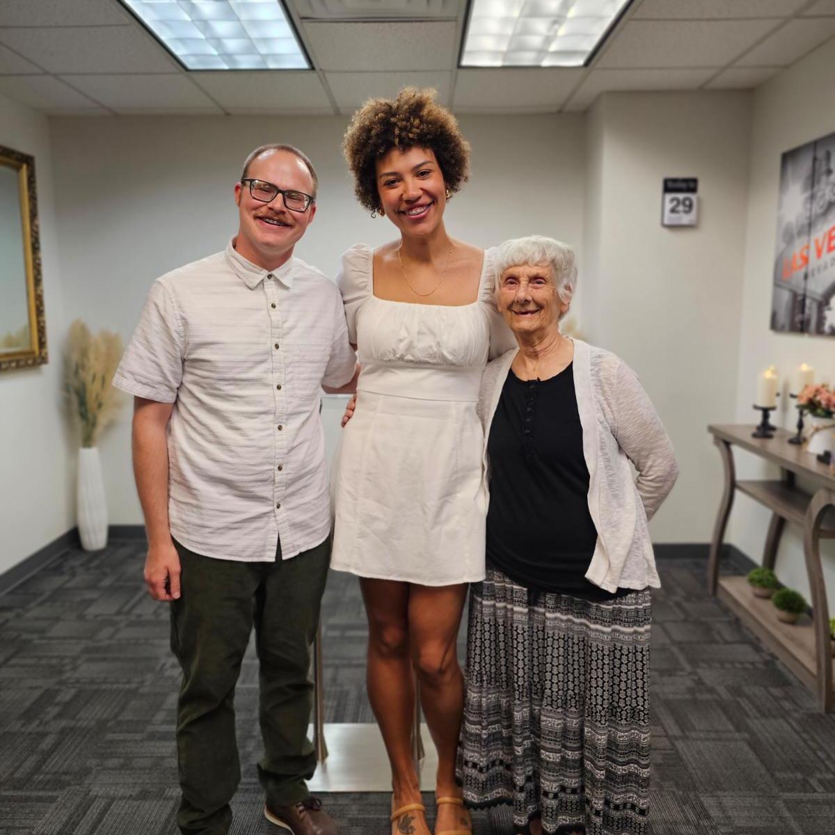 Grams is so special to us. We asked her to be one of our witnesses and we're SO thankful we had her there. Grams has been a #1 supporter of our love story from the beginning. We will forever cherish the endless love and support she has given us.
