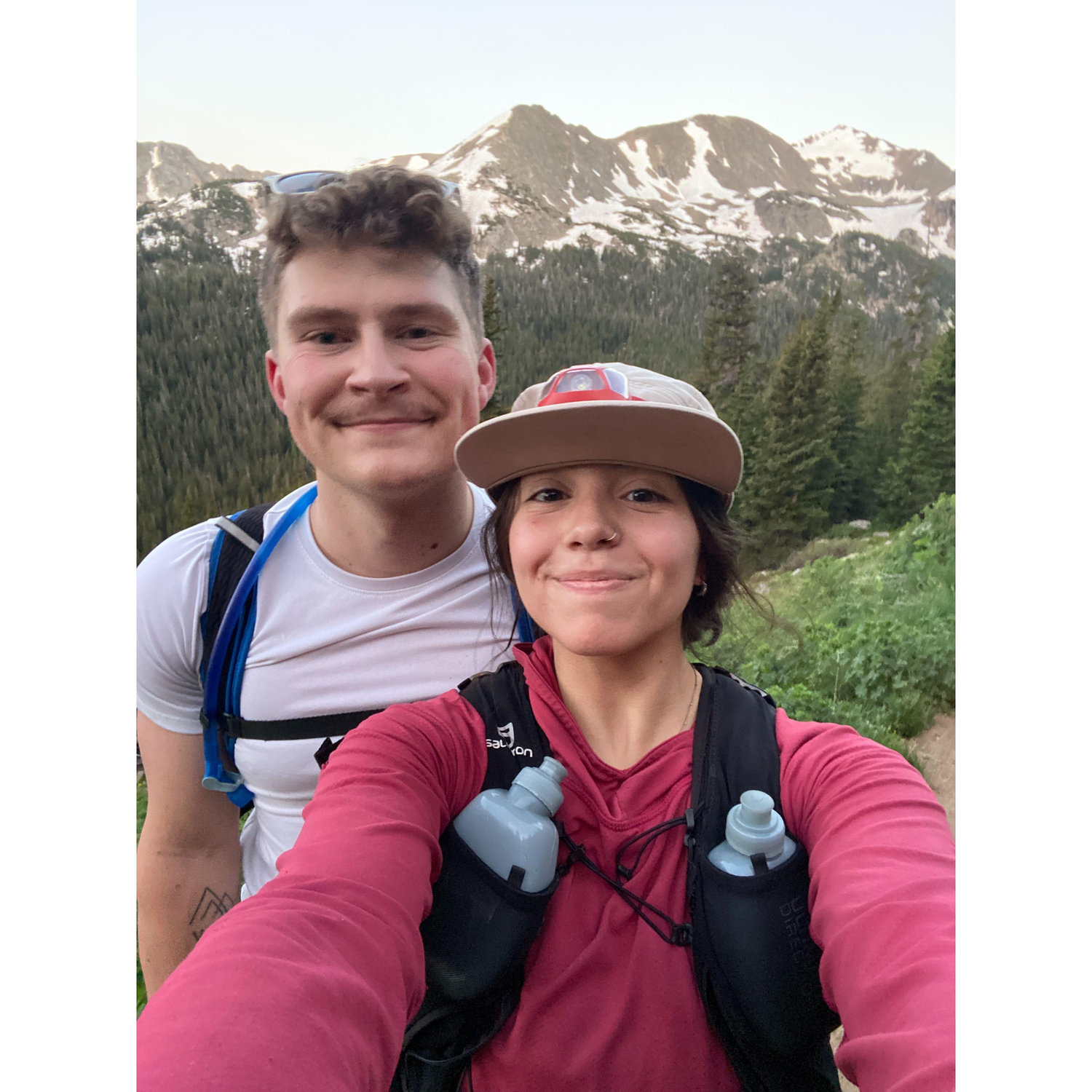 Summer 2024: An alpine start for a light run, and mostly hike, up on Arapahoe Pass!