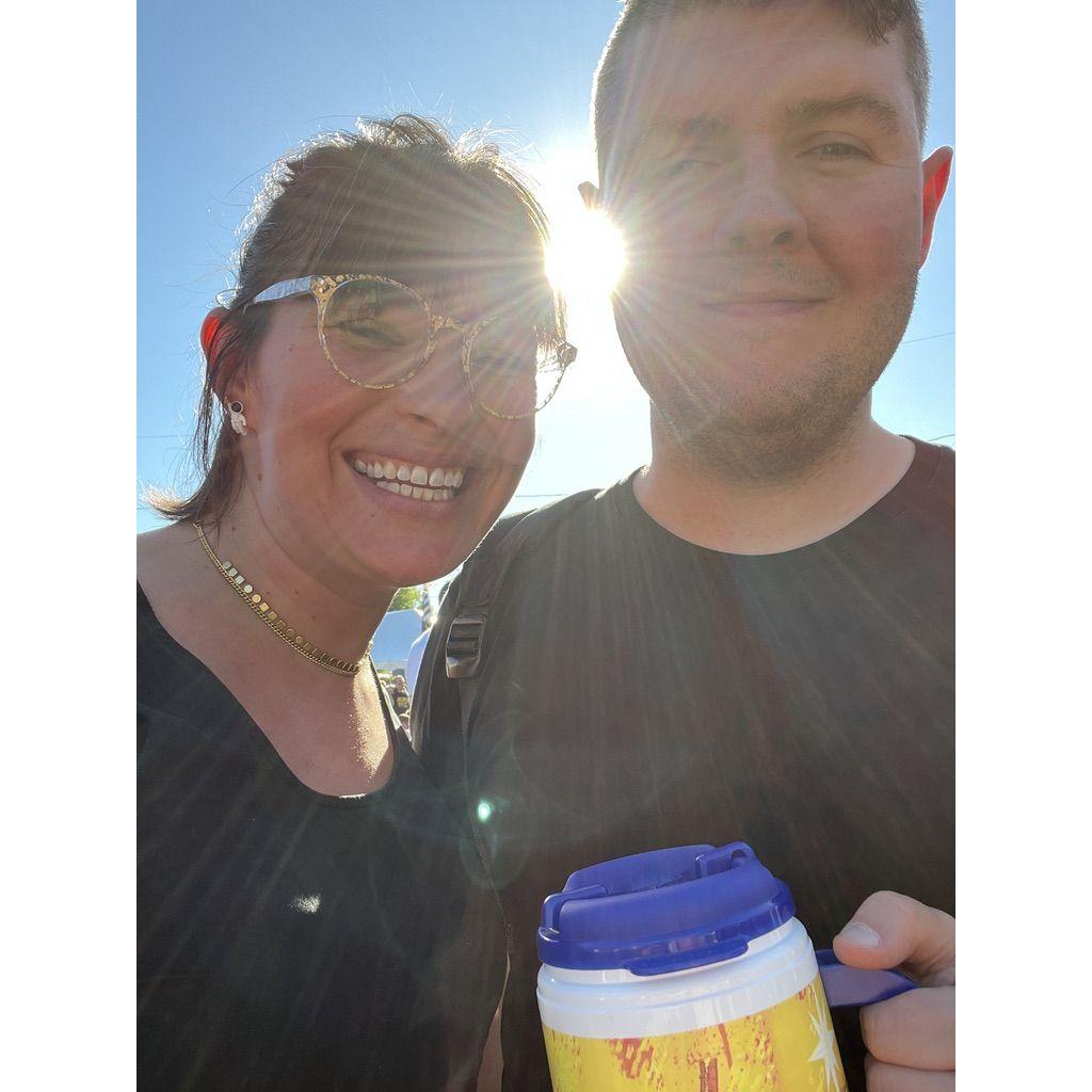 Our first Musikfest together. It has since become a yearly tradition!