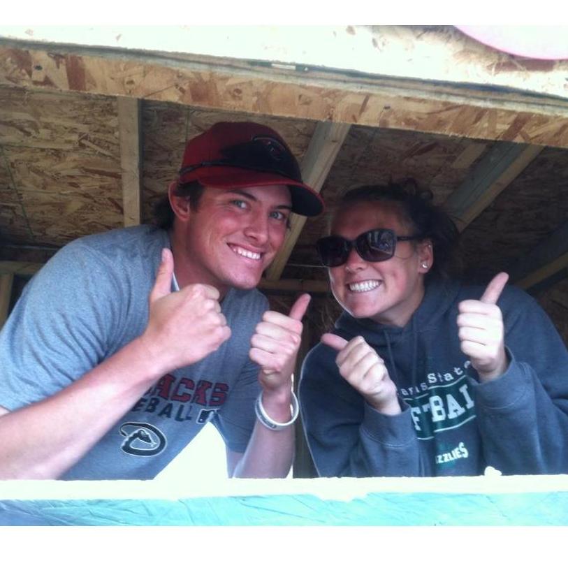 At a family friends house in Alamosa, CO as just friends during our Junior year