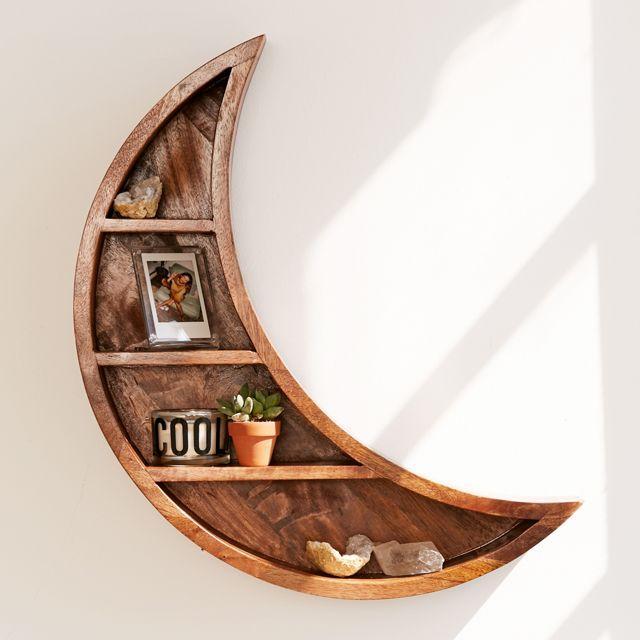 Crescent Moon Wall Shelf