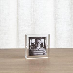 Acrylic 3x3 Block Picture Frame