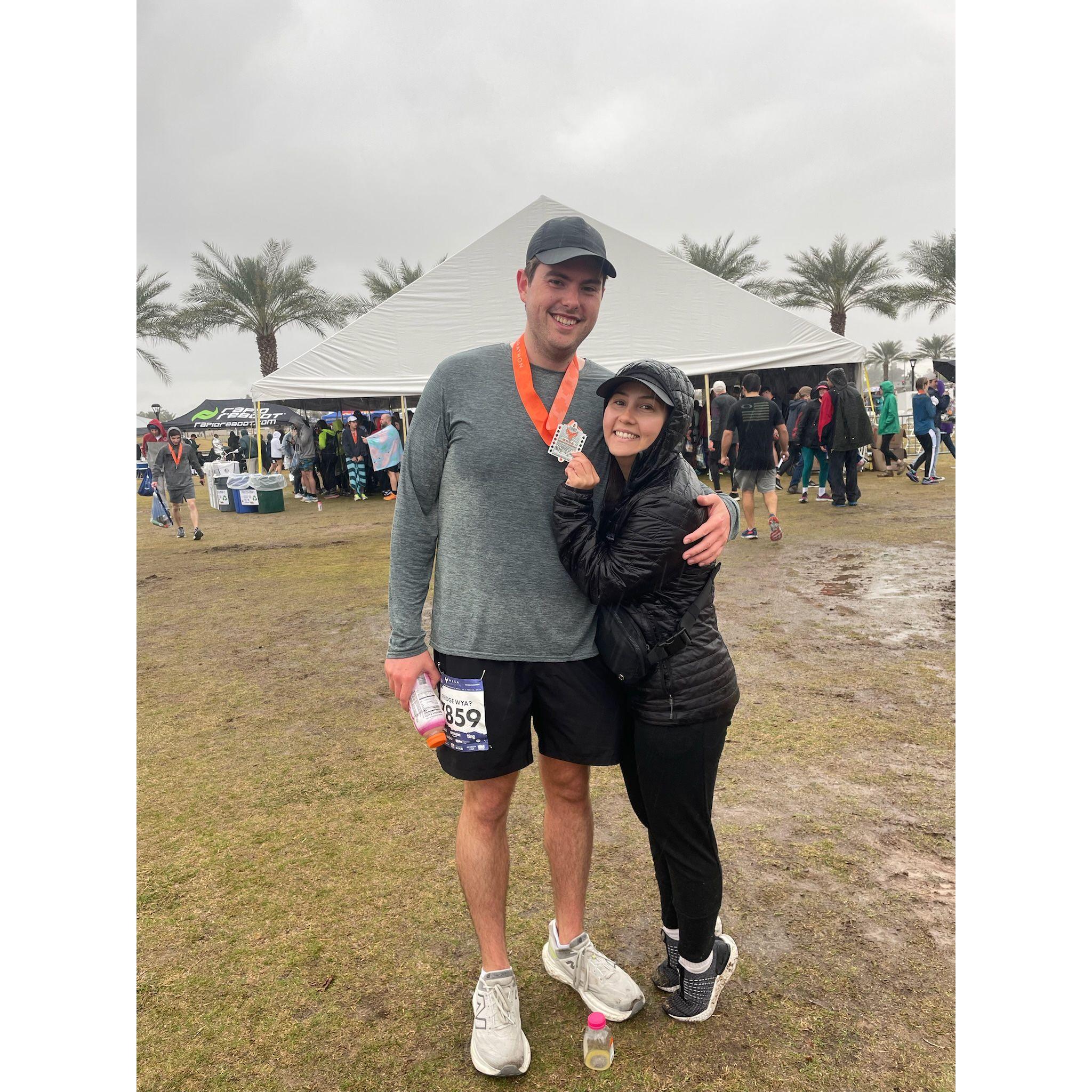 Don's first half marathon