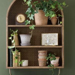 Belmar Arched Woven Wall Shelf