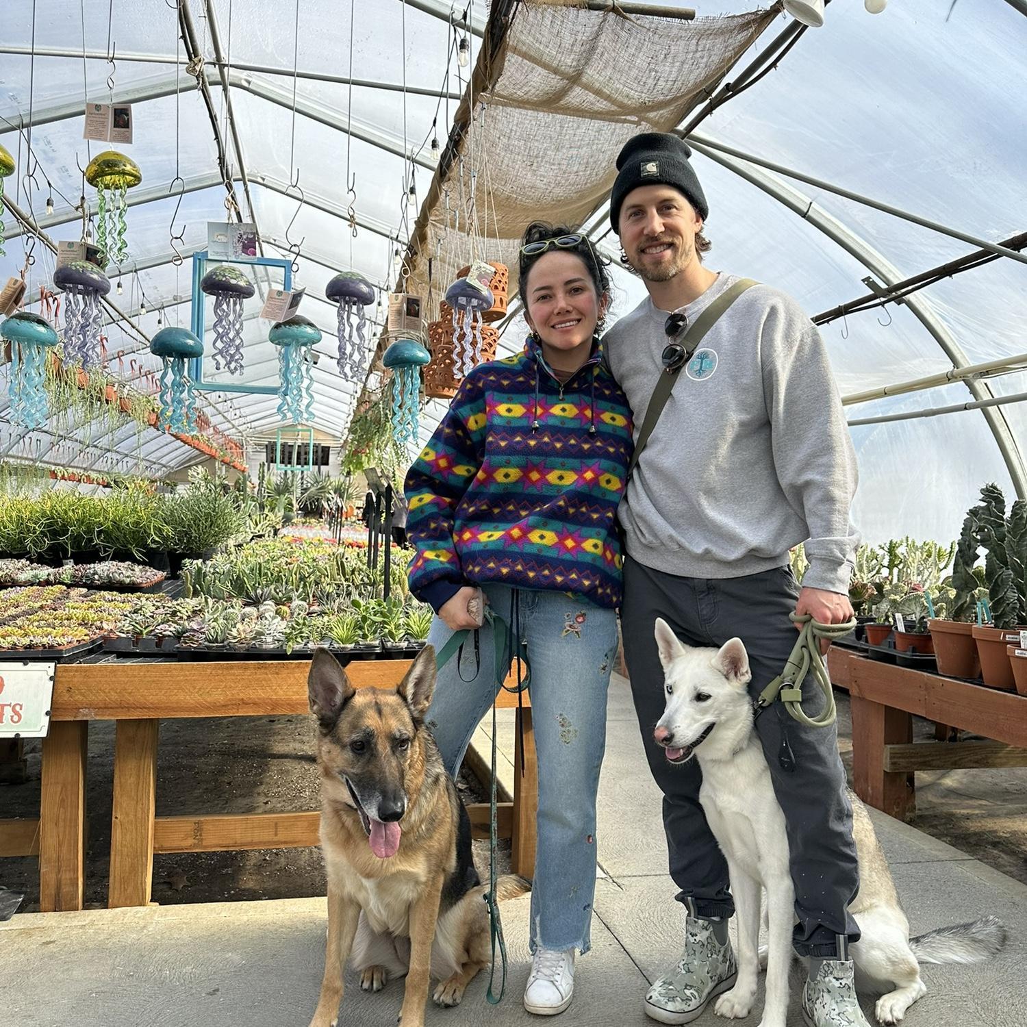 We love visiting the Groovy Plants Ranch in Ohio and this was our first trip together with the dogs