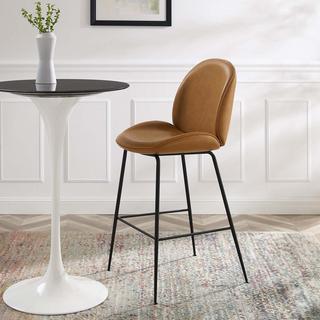 Scoop Vegan Leather Bar Stool