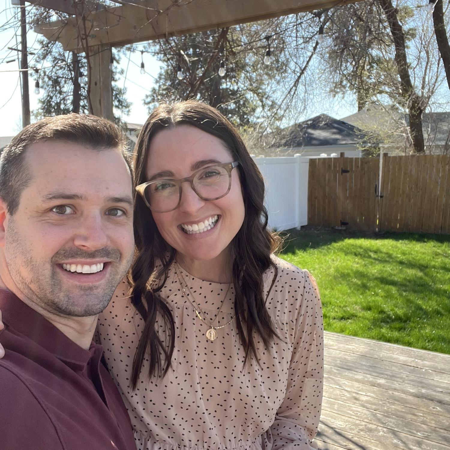 Final walk through of Olivia selling her first house