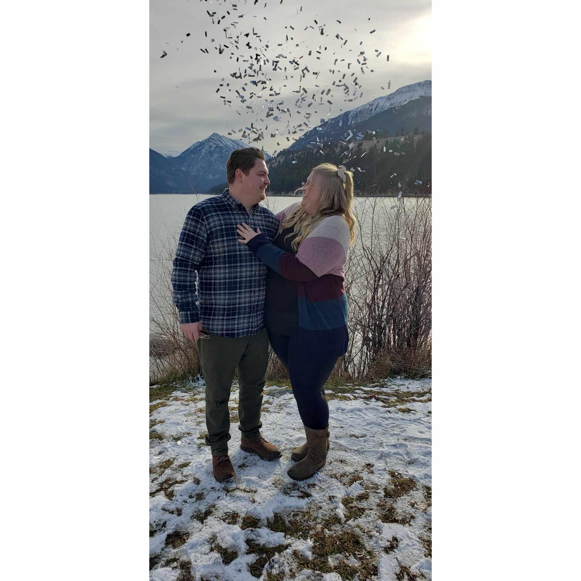She said yes!