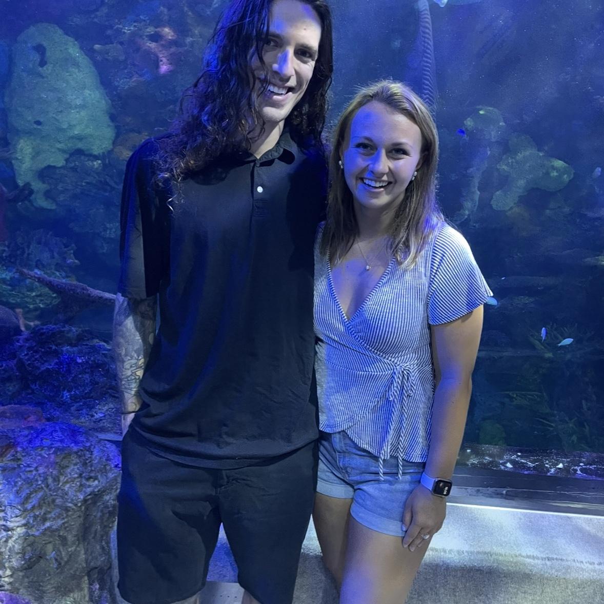 Nick took me to the aquarium for my 22nd birthday