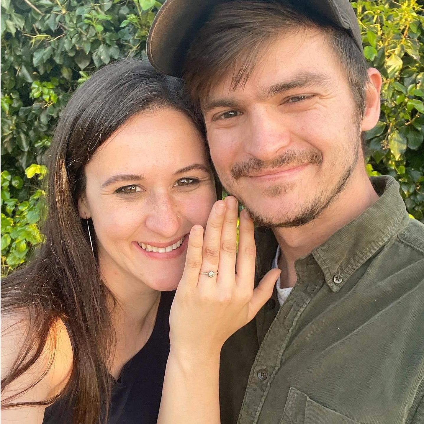 Engaged! Squinty! And happy! April 2024!