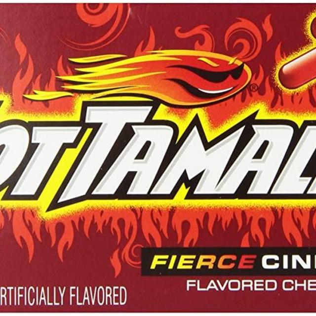 Hot Tamales Fierce Cinnamon Chewy Candy, 5 ounce Theater Box (Pack of 12)