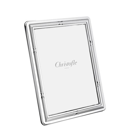 Christofle Silver Plated Picture Frame rubans