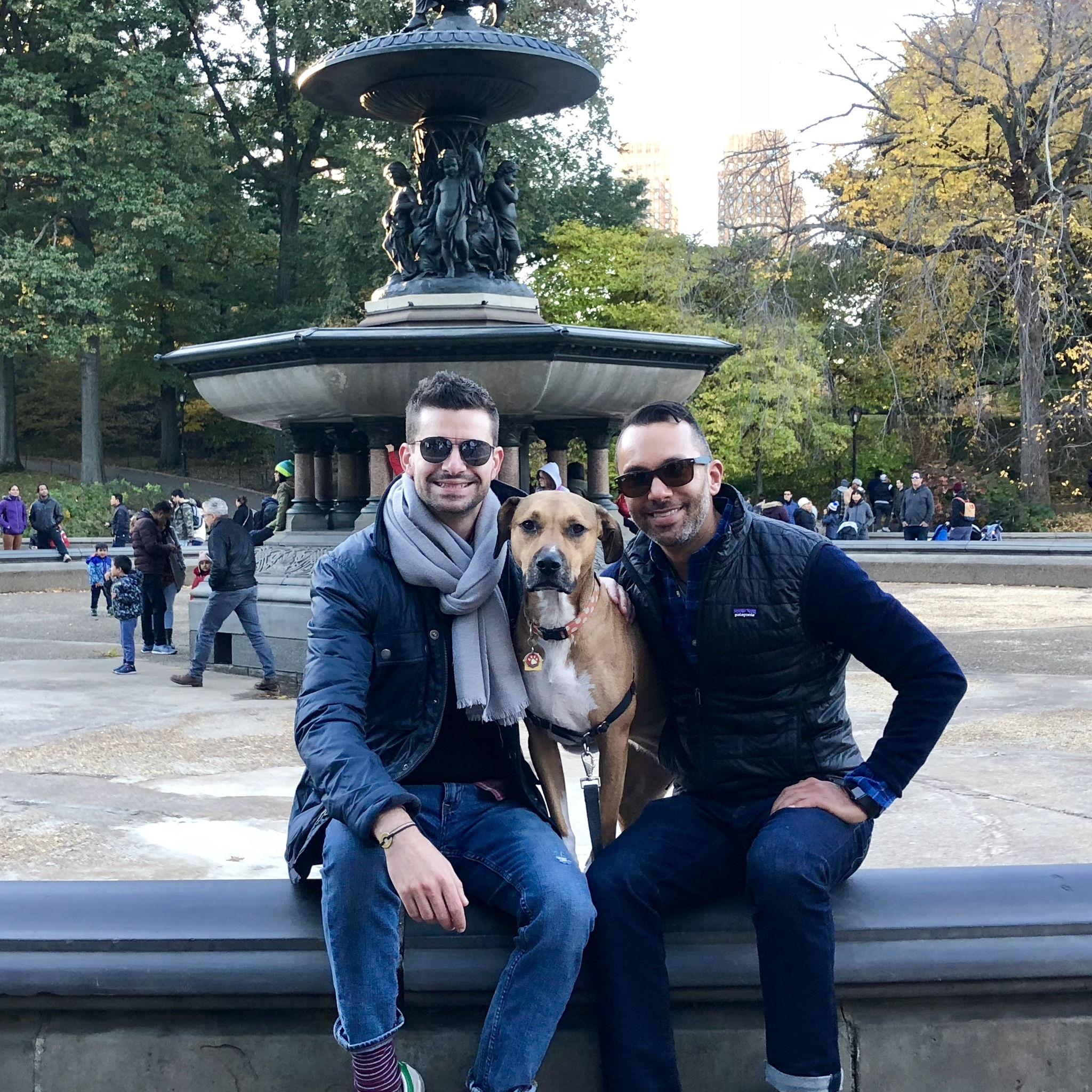 Bethesda Fountain in Central Park with Maya