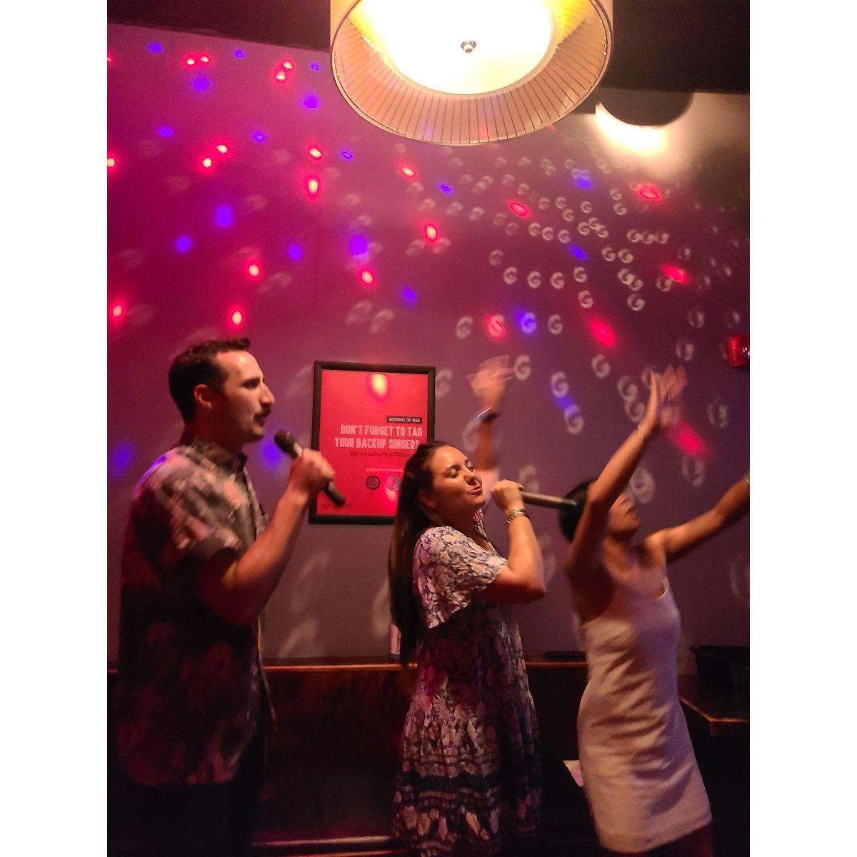We do a little singing.