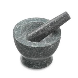 6-Inch Unpolished Granite Mortar & Pestle