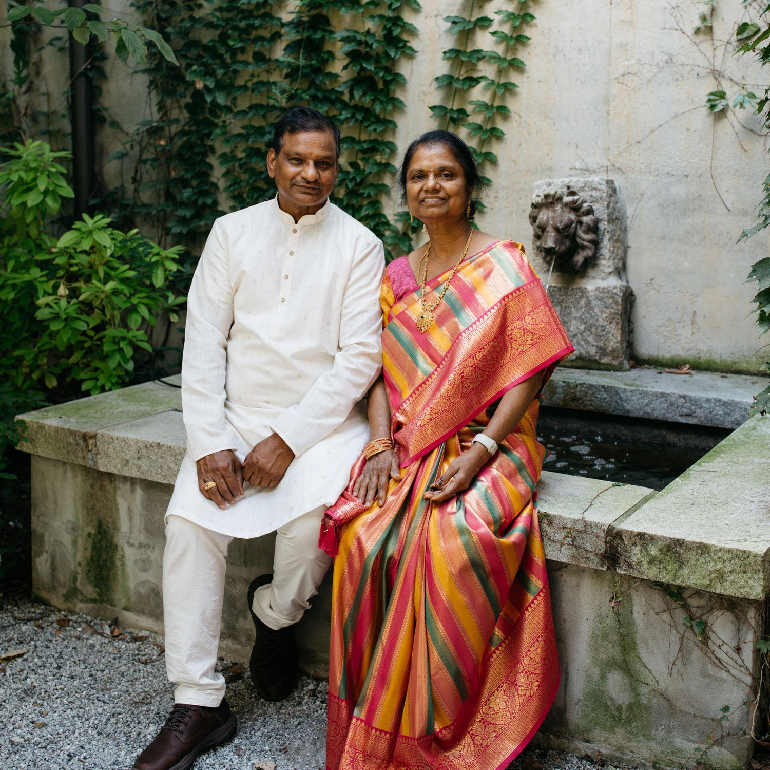 Parents of the Groom: Smt. Rama Devi Anugu & Sri S. Reddy Anugu