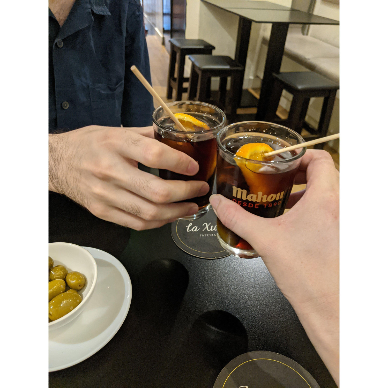 La Xula Taperia: vermut in Barcelona, Spain -- Jesse's first time in Europe!