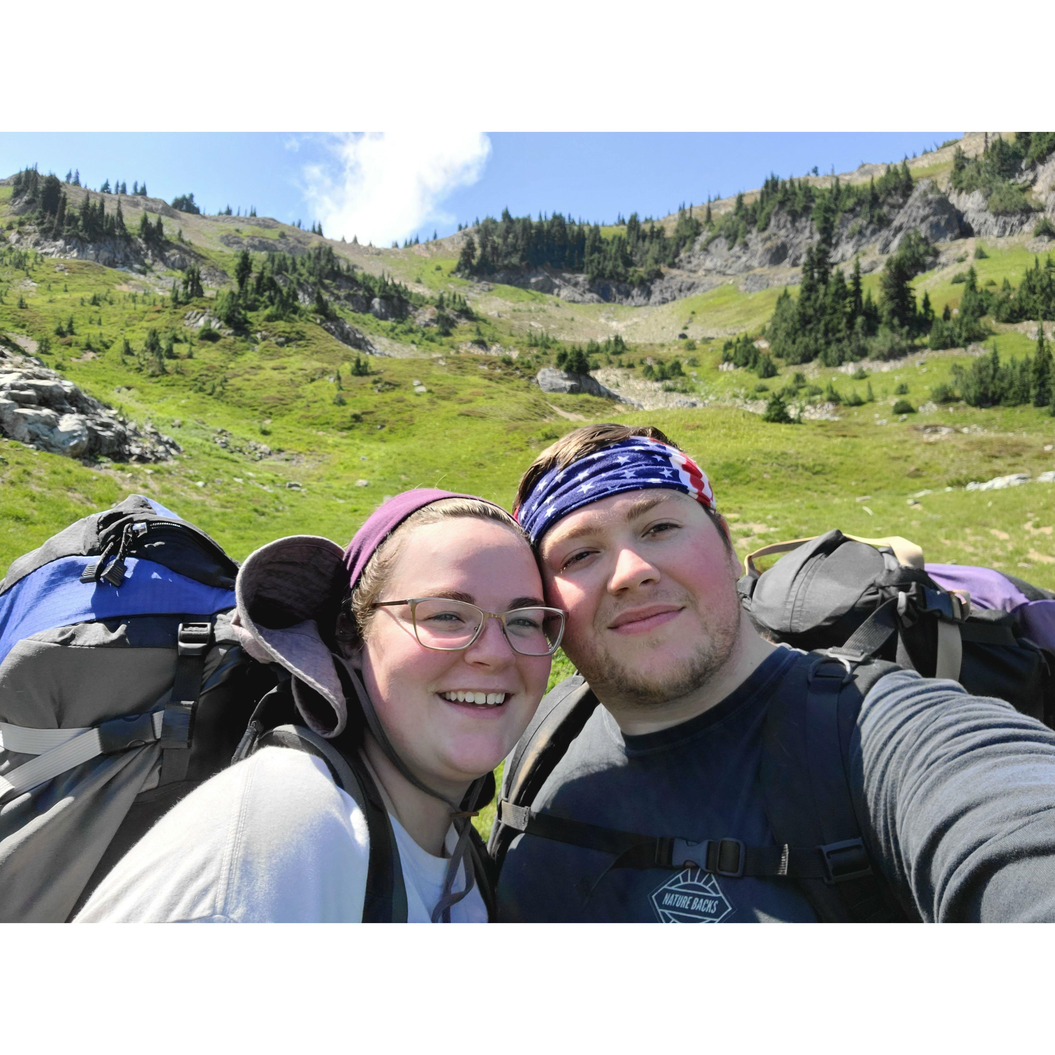 We saw mountain goats shortly after this was taken.