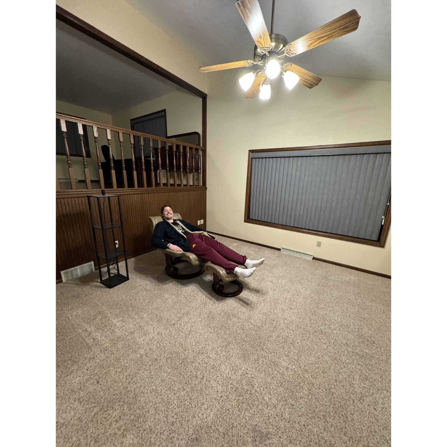 Our living room situation after we moved Cade into our house ;)