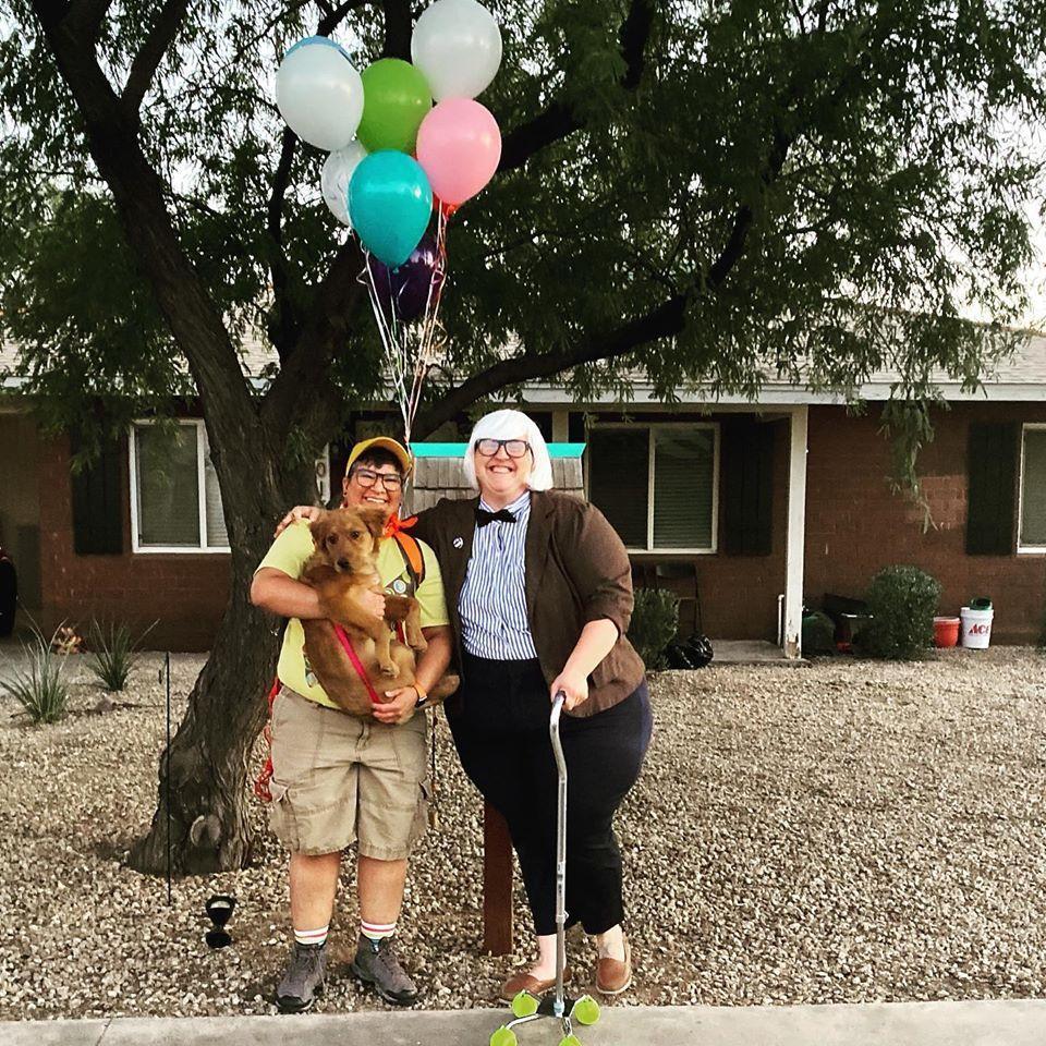Family Halloween Costume Win