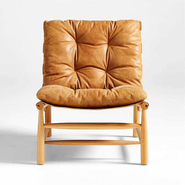 Henning Leather Accent Chair