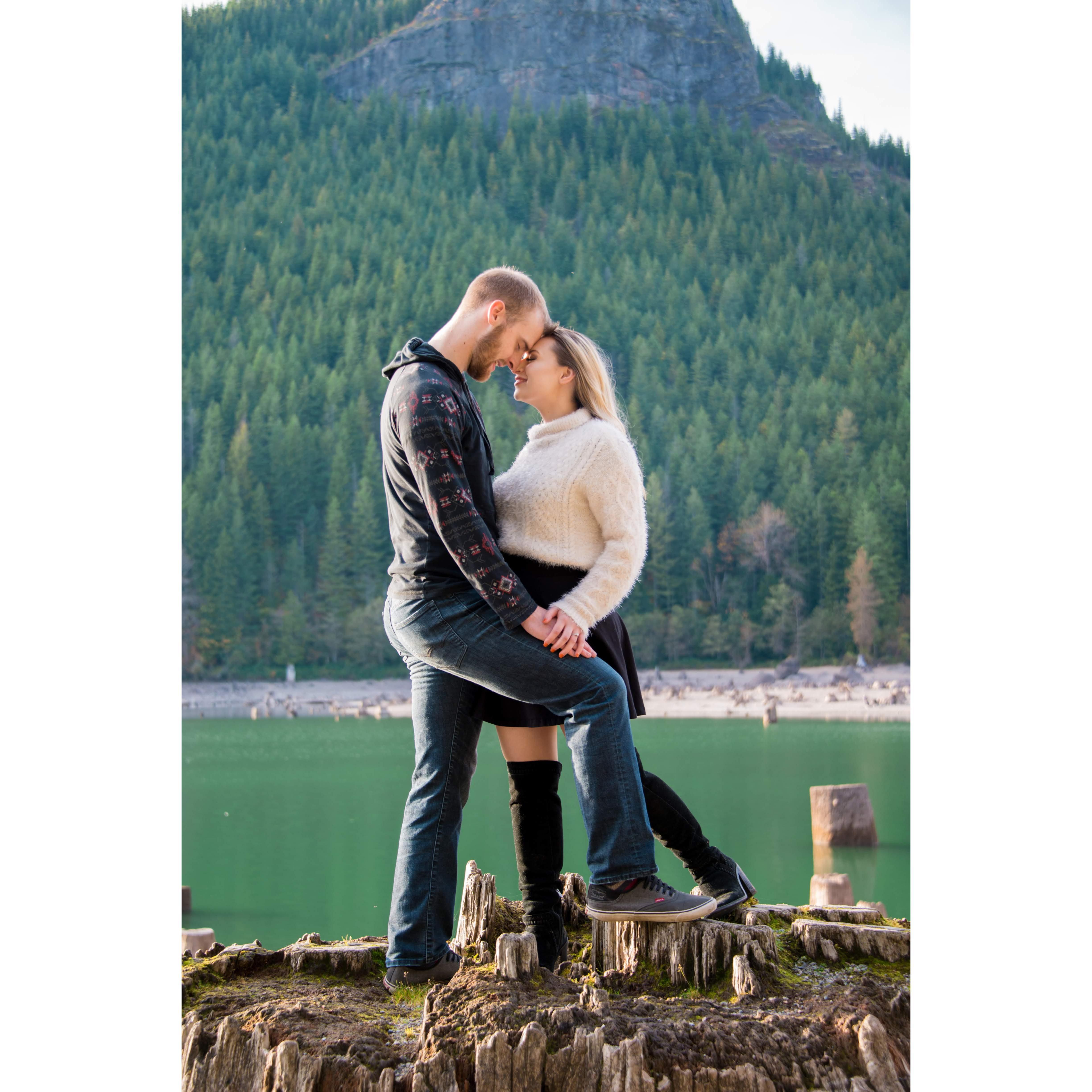 Engagement photo shoot with Cheri Jensen