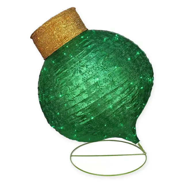 Northlight 36-Inch Ball Christmas Ornament Yard Decoration in Green
