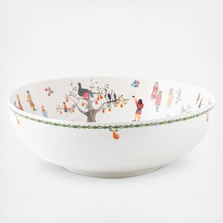 Twelve Days of Christmas Serving Bowl