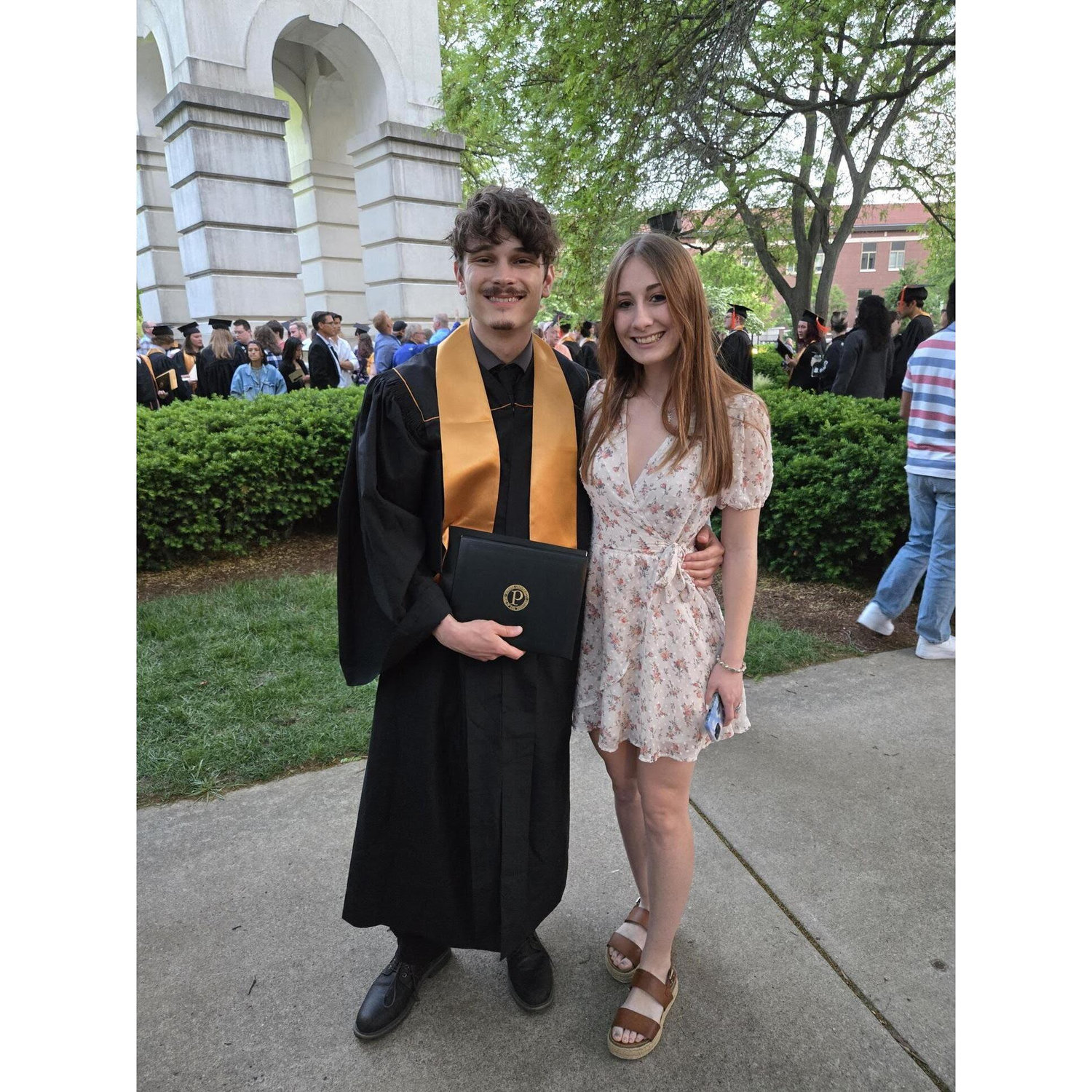 Christian's college graduation