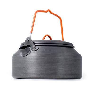 GSI Outdoors - Halulite Tea Kettle, 1 Quart, Superior Backcountry Cookware Since 1985