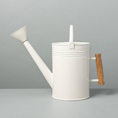 Steel Watering Can with Wood Handle Sour Cream - Hearth & Hand™ with Magnolia