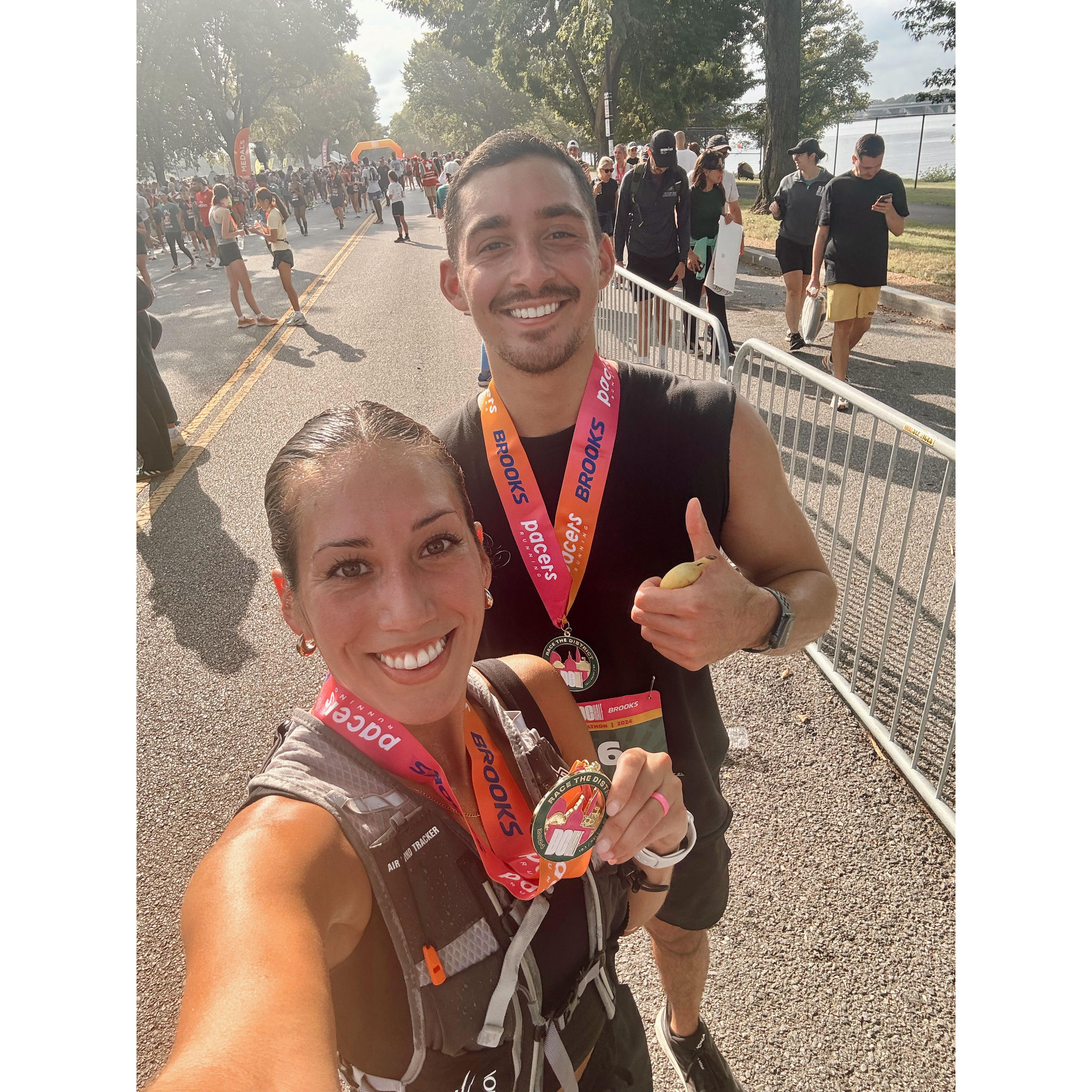 First Half Marathon together