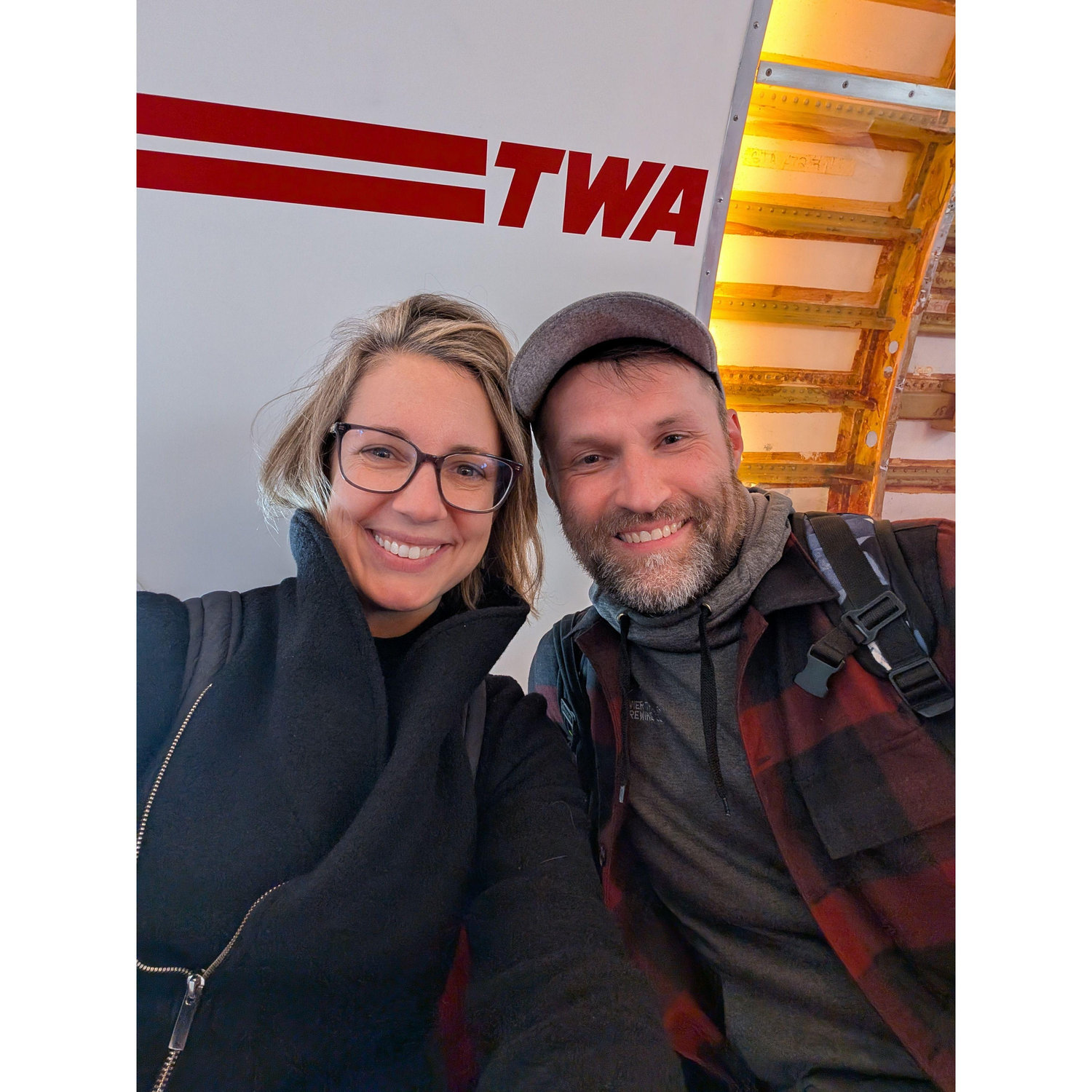 Stopping at the TWA terminal and Connie on our way home from London.
