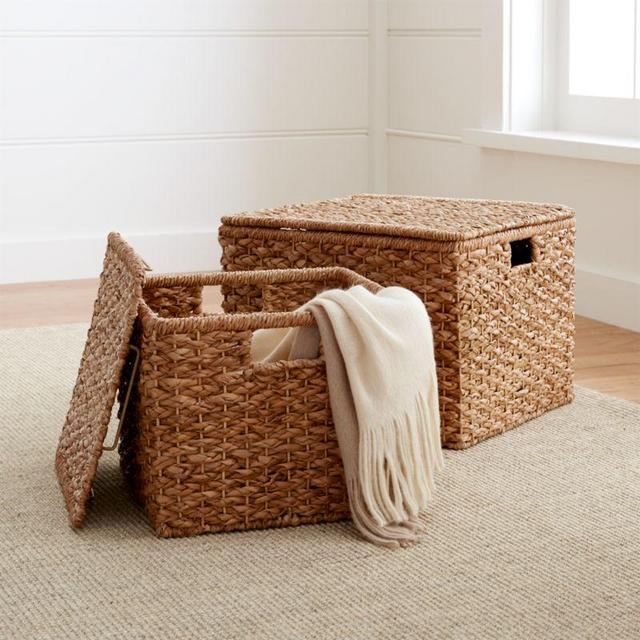 Kelby Square Lidded Baskets