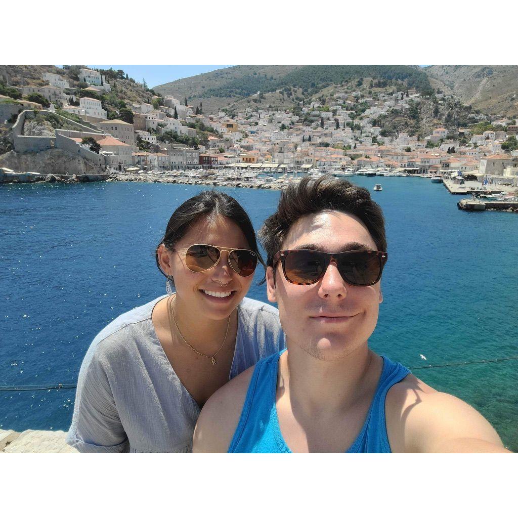 In Hydra, we watched them film a Leonard Cohen tv show starring Alex Wolff