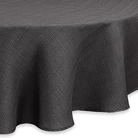 Noritake® Colorwave 70-Inch Round Tablecloth in Graphite