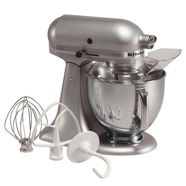 KitchenAid Artisan 5-Quart Tilt Head Stand Mixer with Stainless Steel Bowl #KSM150PS