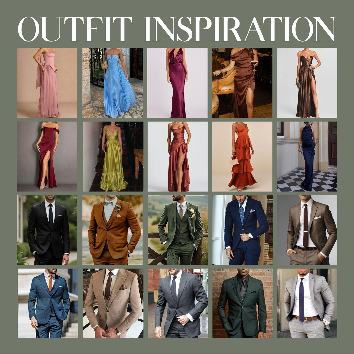The color palette is a suggestion, not required.