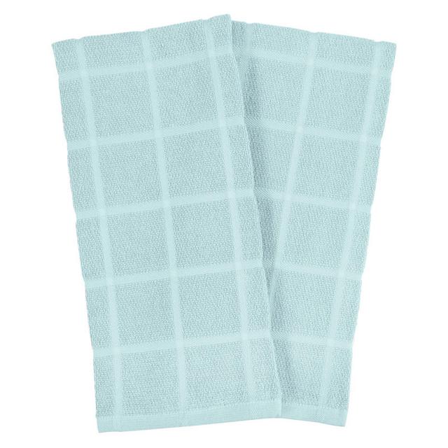 Our Table™ Everyday Solid Kitchen Towels in Mist (Set of 2)