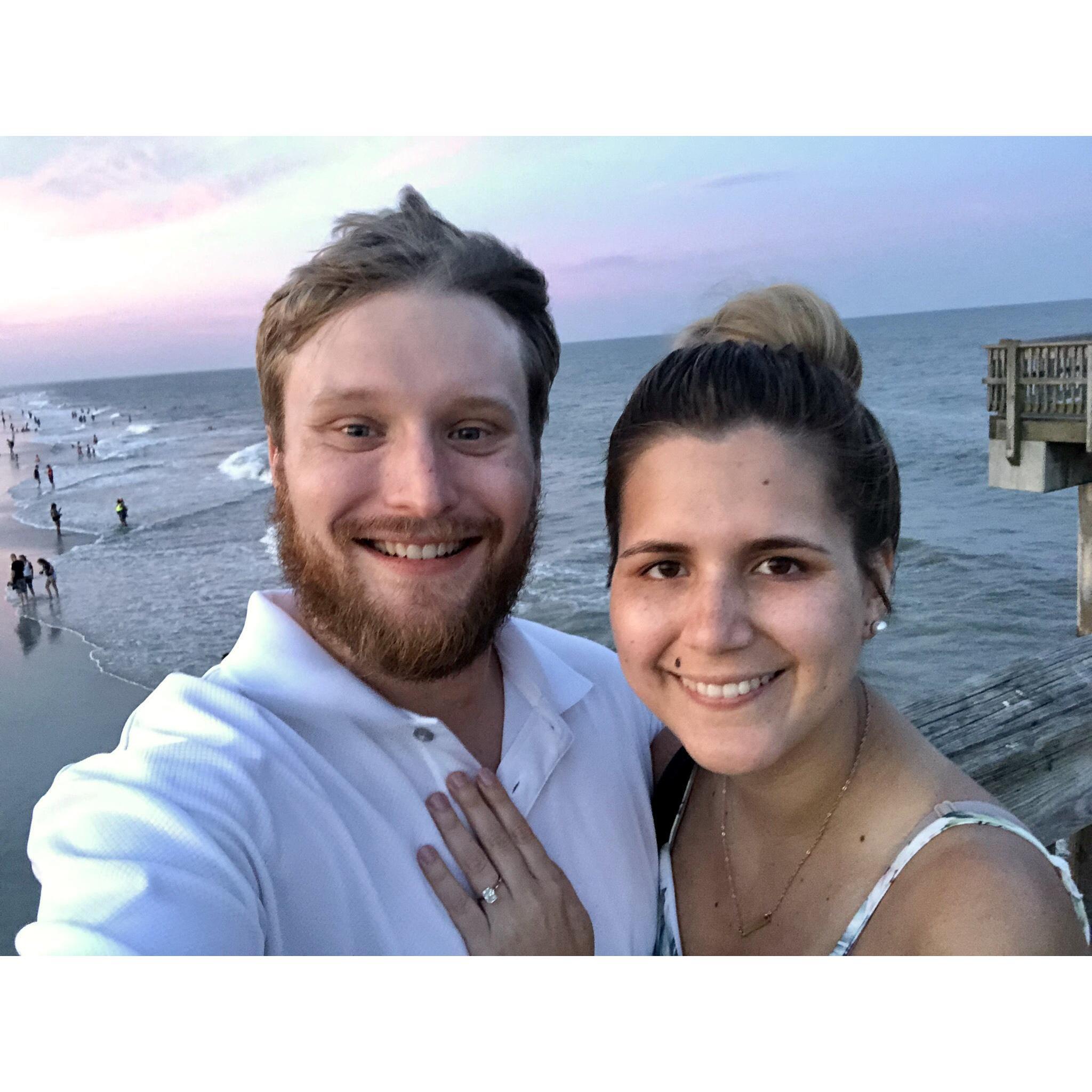 The proposal with Greg's pandemic beard