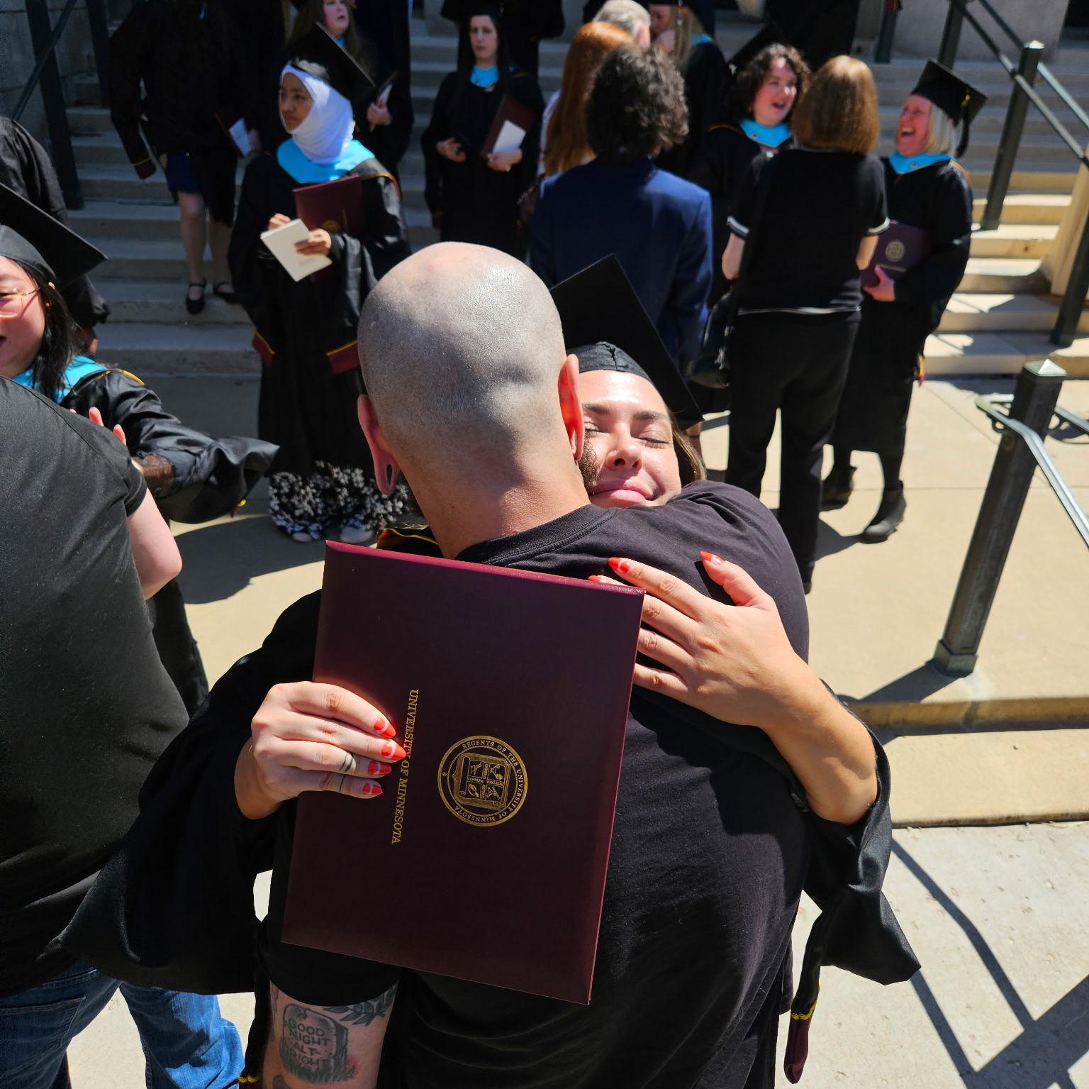 Sierra's graduation from grad school. 2025.