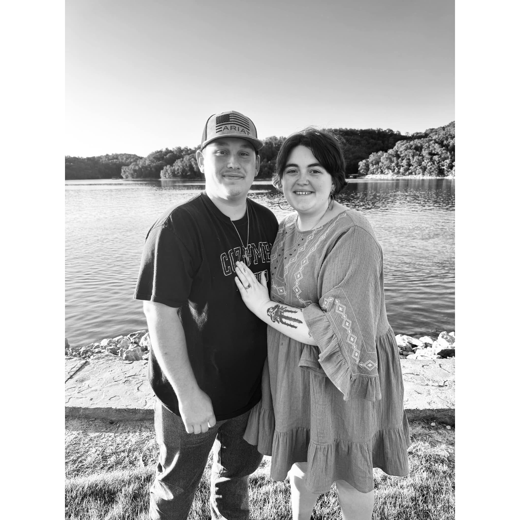 The day she said yes!