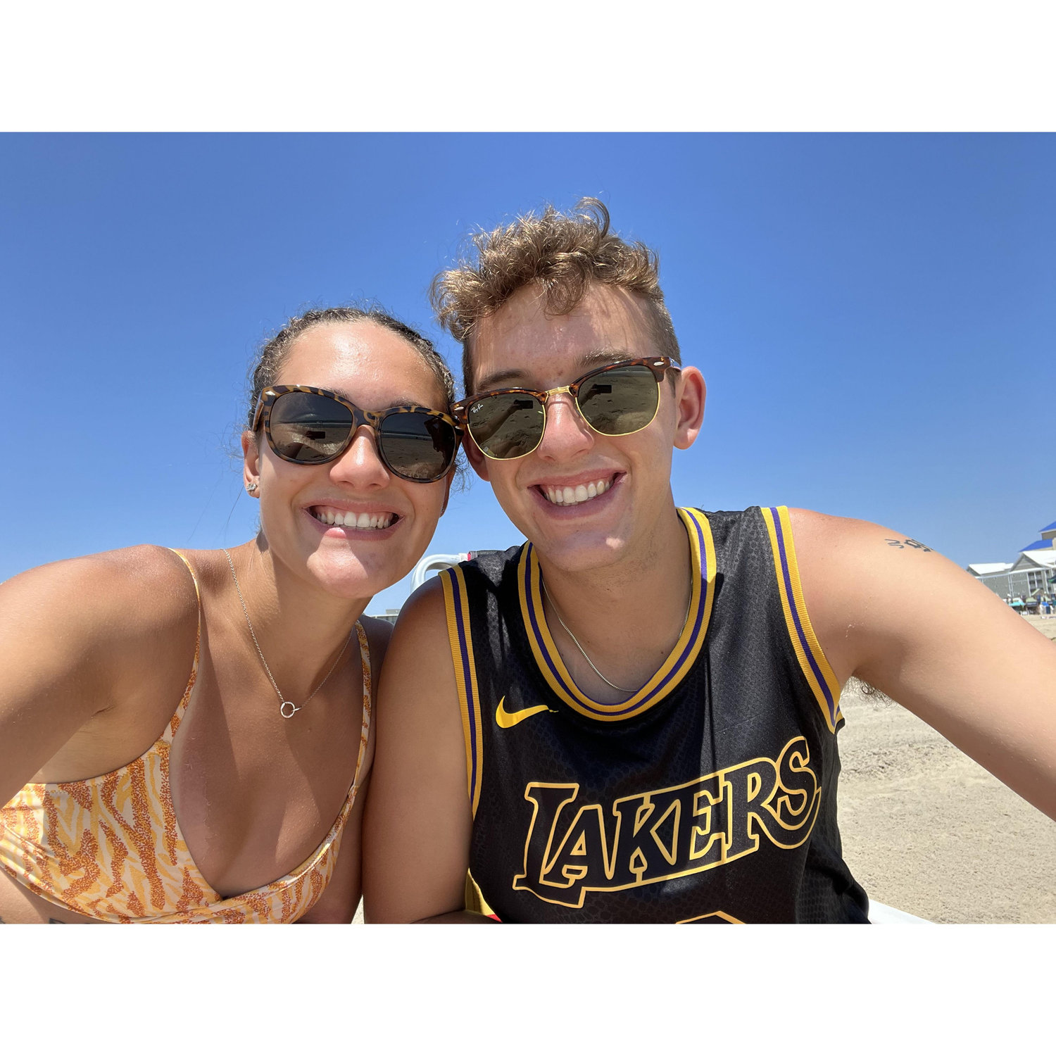Our first beach trip together!